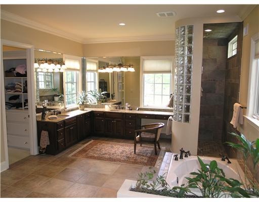 920 Settlers Ridge Road Fox Chapel, PA 15238 - Photo 15 of 18 Master Bath/Spa. The spa-like master bath includes a huge glass block shower, soothing jetted tub, double vanity and a spectacular walk-in closet.