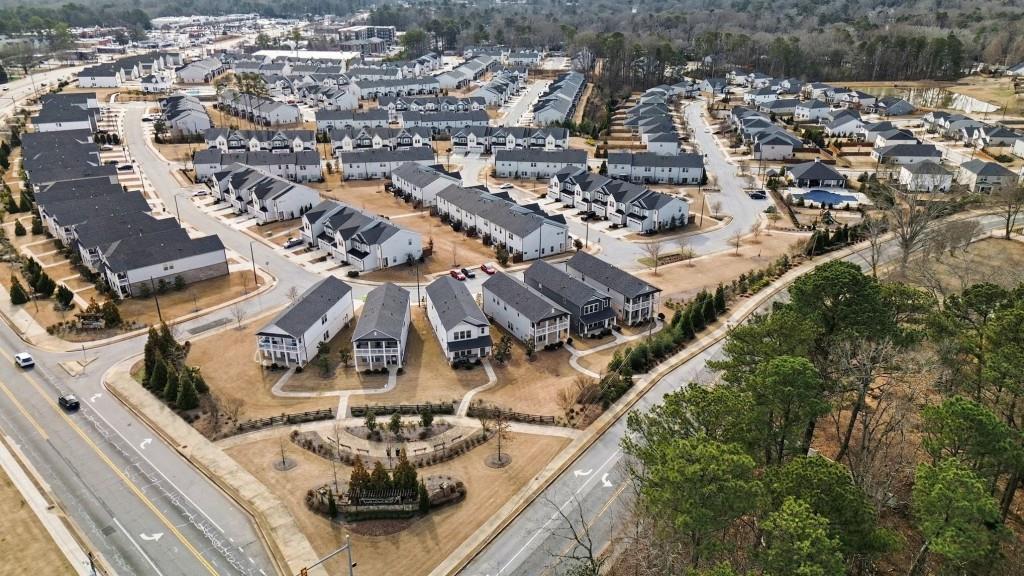 4740 Electric Avenue Southwest Mableton, GA 30126 - Photo 10 of 51 an aerial view of a house with a swimming pool