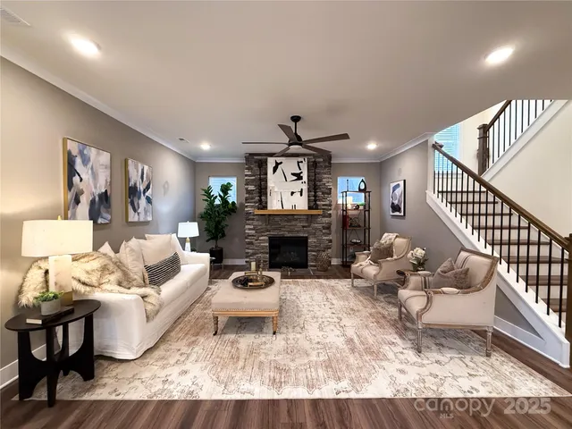 a very nice looking room with a large window