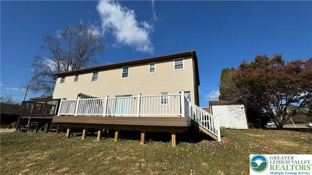 a front view of a house with a balcony