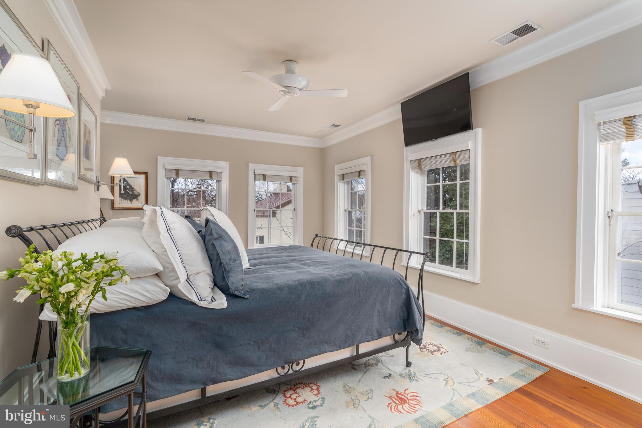 1507 33rd Street Northwest Washington, DC 20007 - Photo 30 of 42 PRIMARY BEDROOM WITH FIVE WINDOWS