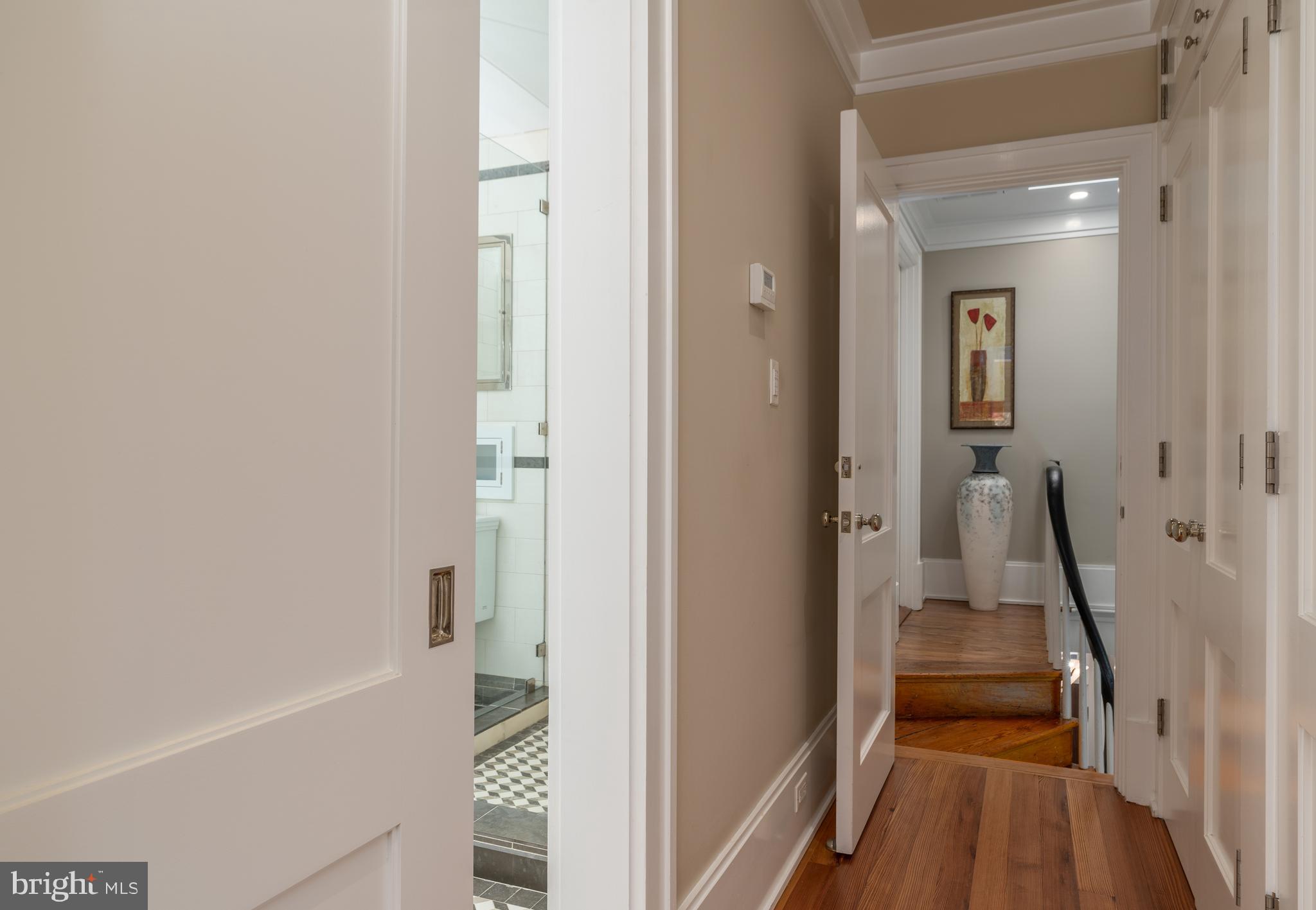 1507 33rd Street Northwest Washington, DC 20007 - Photo 35 of 42 SECOND LEVEL HALL FROM PRIMARY TO BEDROOM 2 SUITE