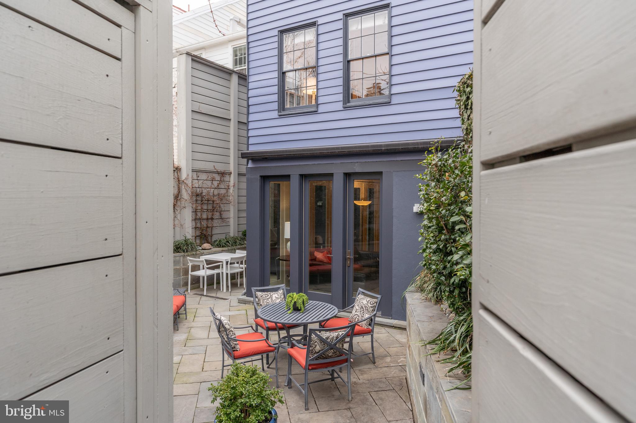 1507 33rd Street Northwest Washington, DC 20007 - Photo 40 of 42 PARKING ENTRANCE TO REAR GARDEN