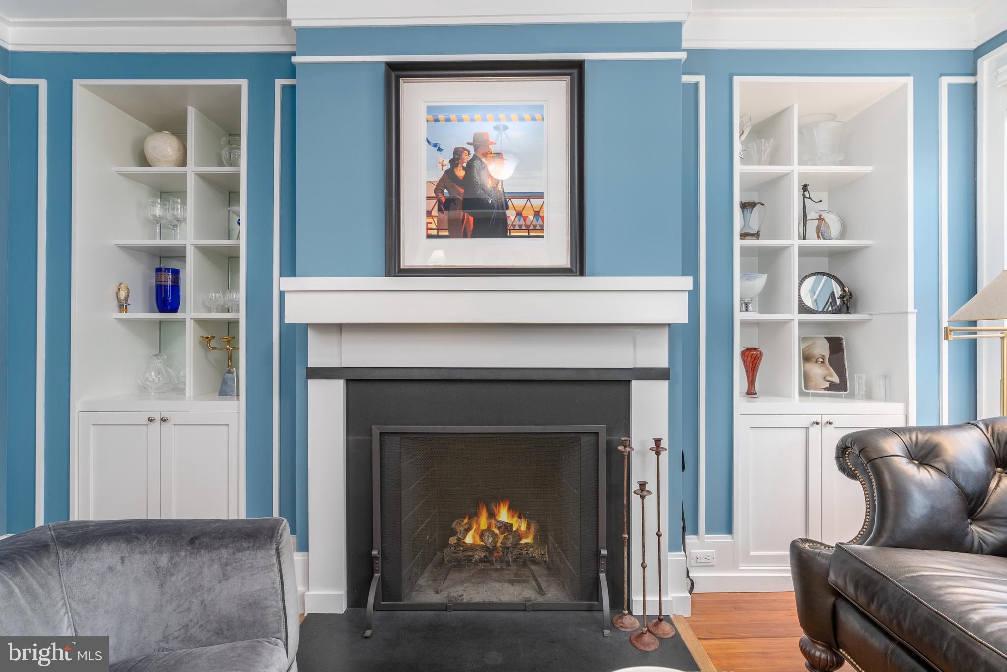 1507 33rd Street Northwest Washington, DC 20007 - Photo 10 of 42 LIBRARY/OFFICE WITH FIREPLACE