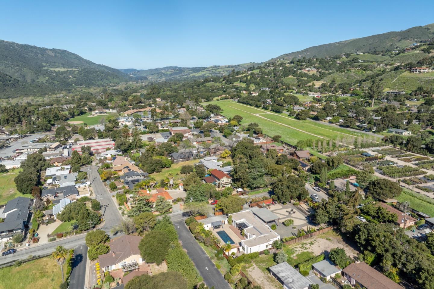 19 El Caminito Road Carmel Valley, CA 93924 - Photo 38 of 50 an aerial view of residential houses with outdoor space