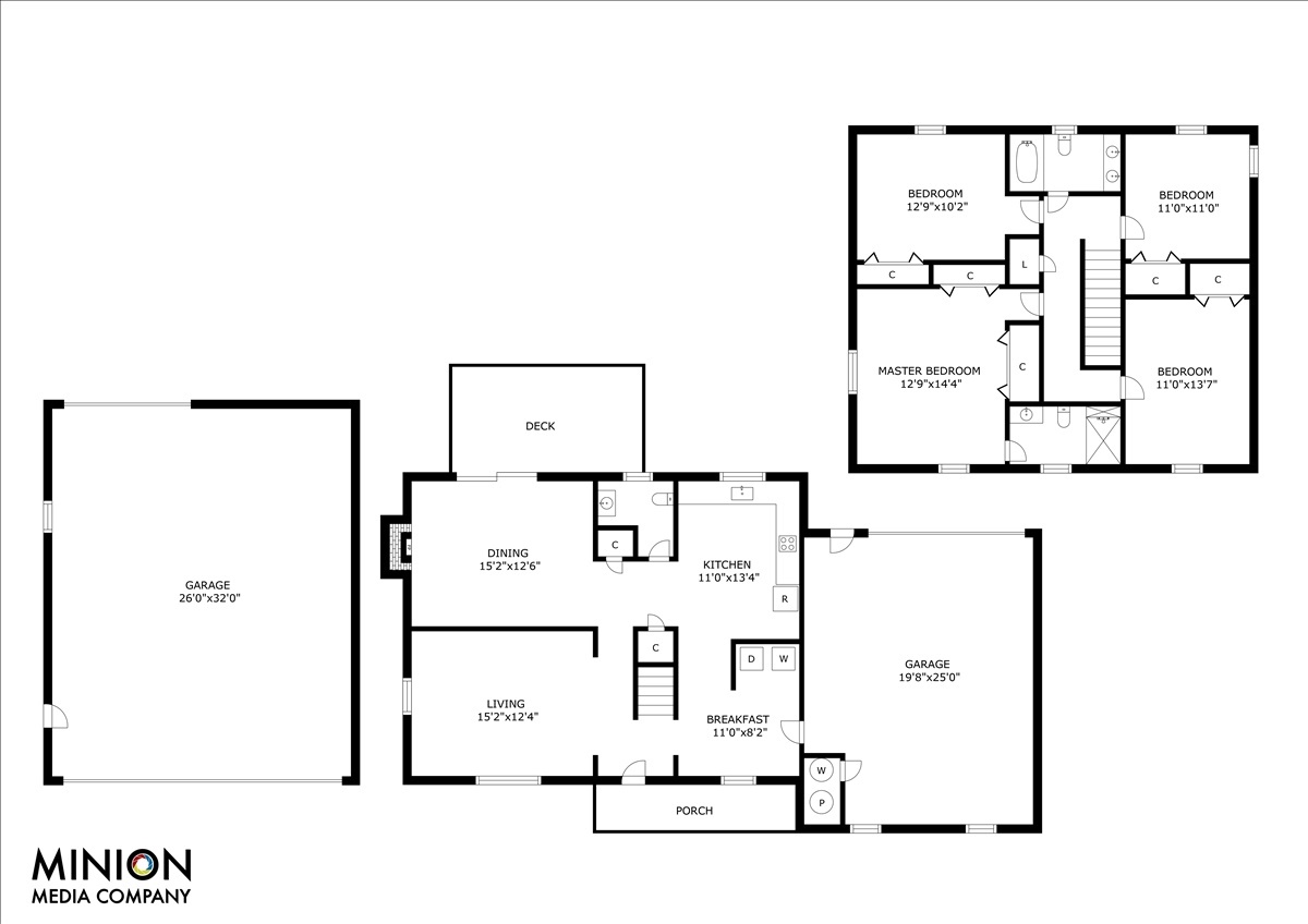 17105 Clinton Road Danville, IL 61834 - Photo 31 of 31 a picture of a floor plan