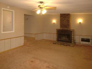 4115 Gables Street Amarillo, TX 79110 - Photo 5 of 6 a view of a livingroom with a fireplace