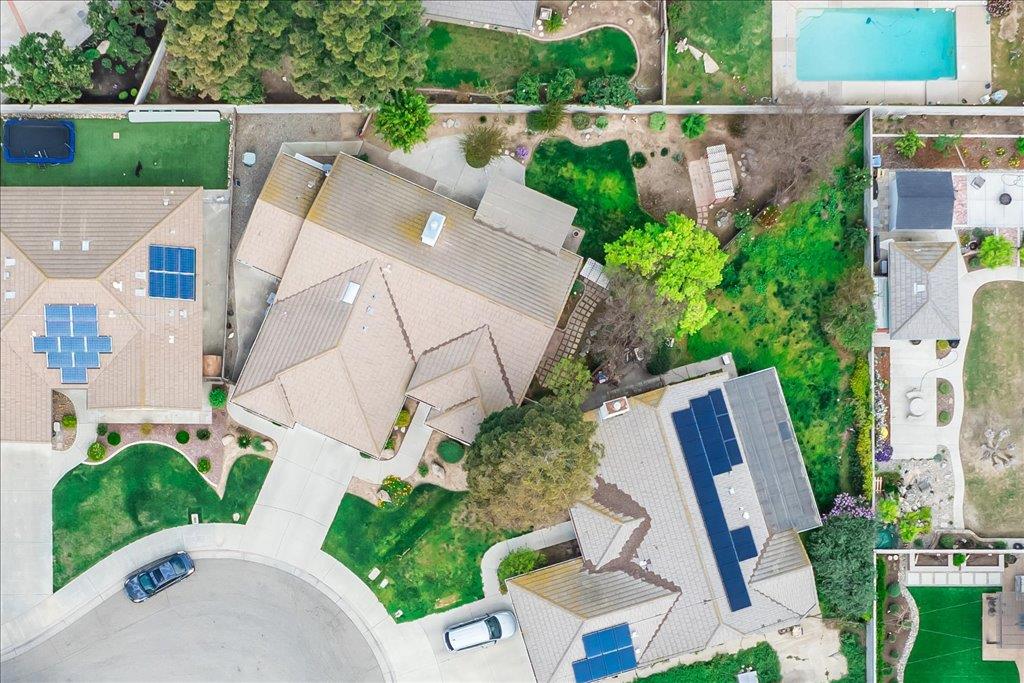 3159 Cedar Creek Lane Madera, CA 93637 - Photo 35 of 37 an aerial view of a house with outdoor space