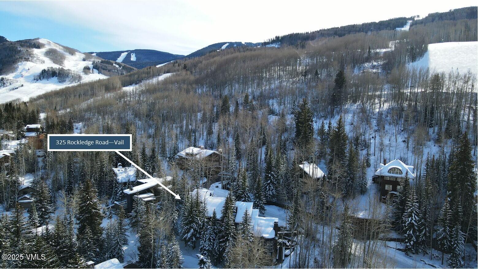 327 Rockledge Road Vail, CO 81657 - Photo 2 of 30 RockledgeAerial-3