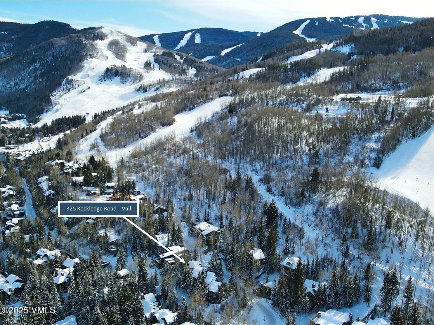 327 Rockledge Road Vail, CO 81657 - Photo 8 of 30 RockledgeAerial-7