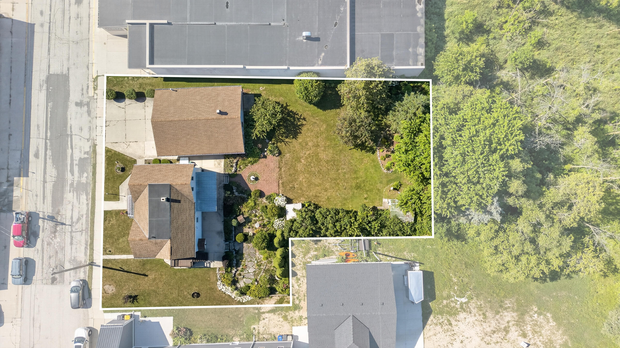 93 Bentert Street Random Lake, WI 53075 - Photo 35 of 38 37 Aerial 2