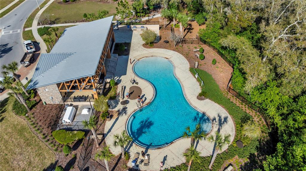 4215 Hanover Drive New Port Richey, FL 34653 - Photo 38 of 46 an aerial view of a swimming pool