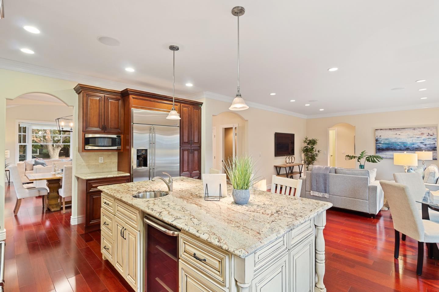 1665 Collingwood Avenue San Jose, CA 95125 - Photo 14 of 41 a kitchen with stainless steel appliances granite countertop a kitchen island a stove and a sink