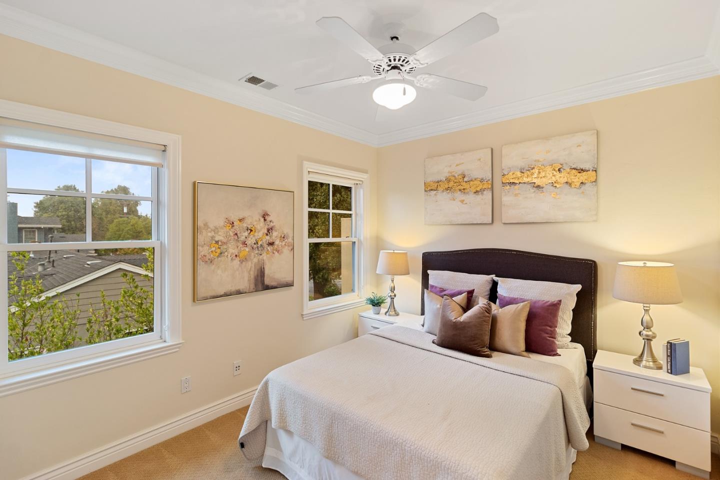 1665 Collingwood Avenue San Jose, CA 95125 - Photo 26 of 41 a bedroom with a large bed and a window