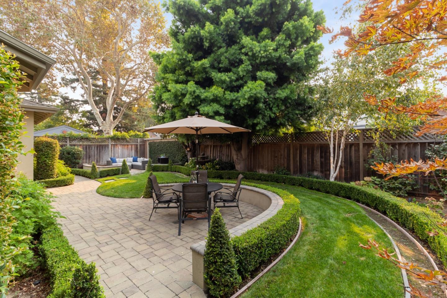 1665 Collingwood Avenue San Jose, CA 95125 - Photo 37 of 41 a view of a house with backyard sitting area and swimming pool