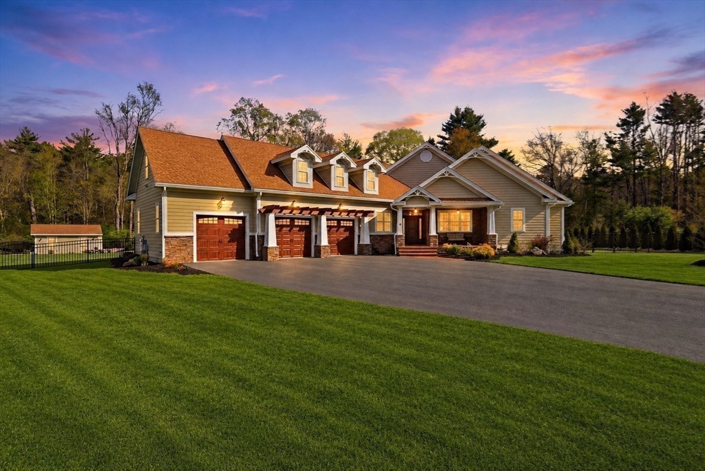 8 Fitch Farm Road Southampton, MA 01073 - Photo 2 of 42 a front view of a house with a garden