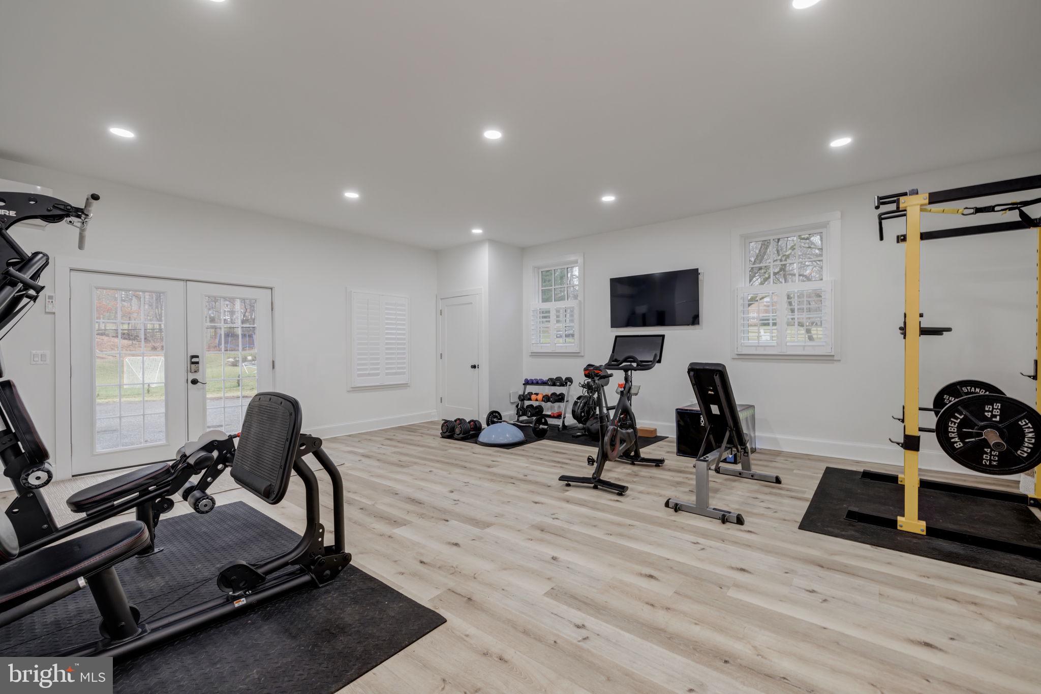 8701 Belmart Road Potomac, MD 20854 - Photo 16 of 39 Fitness Room with Closets for Storage Space