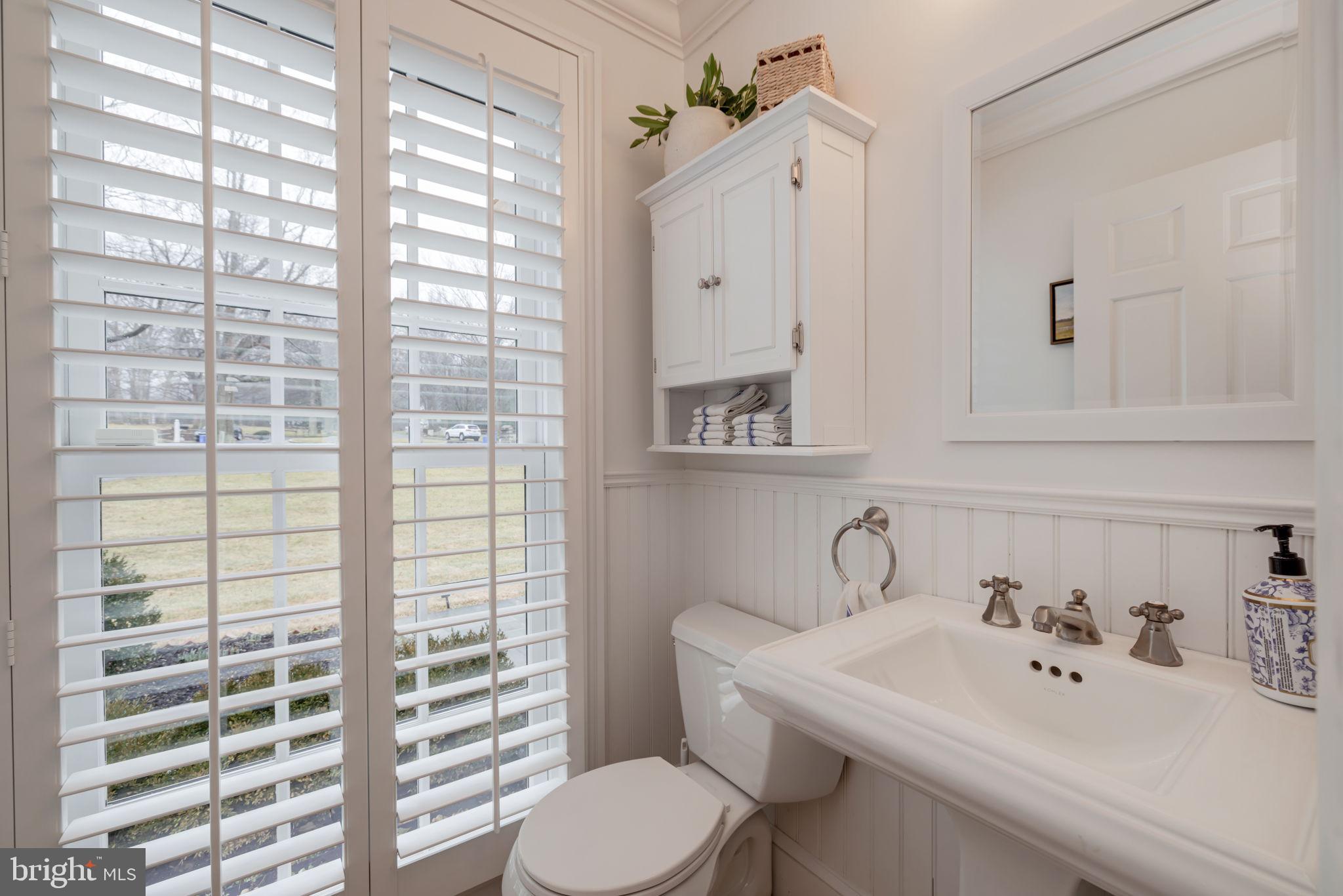 8701 Belmart Road Potomac, MD 20854 - Photo 18 of 39 Powder Room Off the Main Foyer