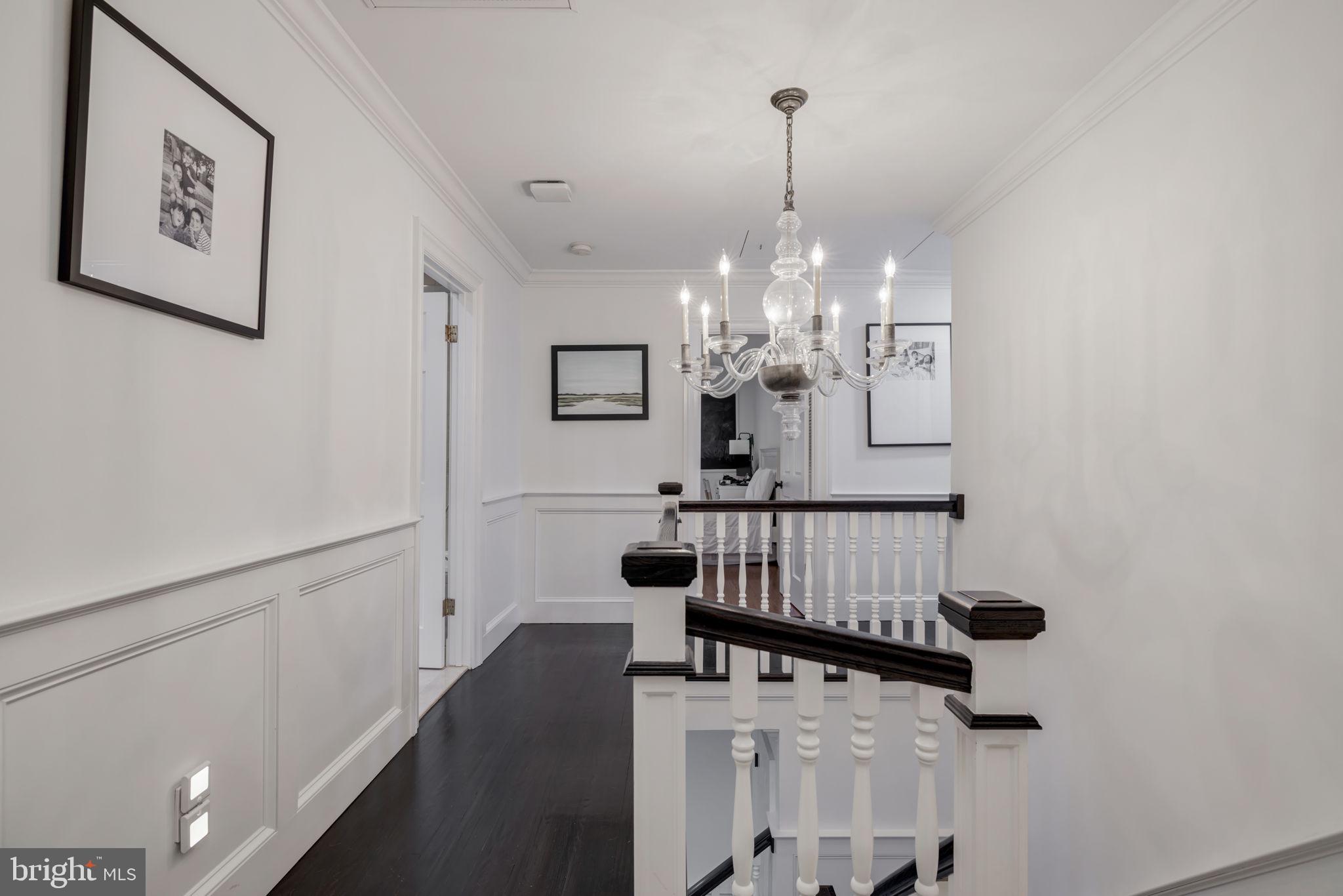 8701 Belmart Road Potomac, MD 20854 - Photo 20 of 39 Beautiful Trimwork Continuing to the Upper Level
