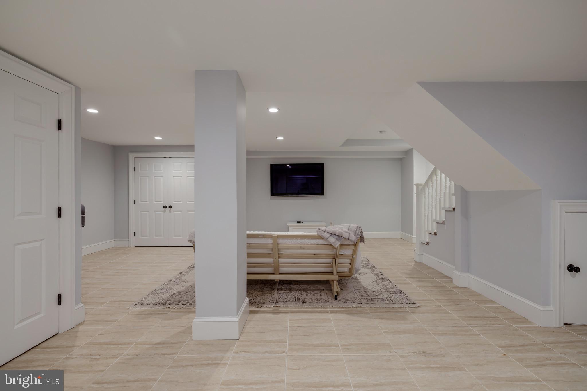 8701 Belmart Road Potomac, MD 20854 - Photo 29 of 39 Lower Level Featuring a Newly Added Storage Closet