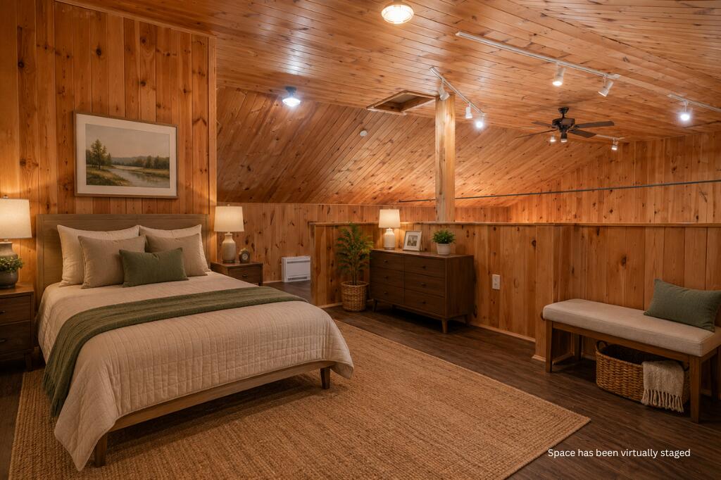 2910 Burkettville Road Liberty, ME 04949 - Photo 30 of 39 Loft Bedroom stageed
