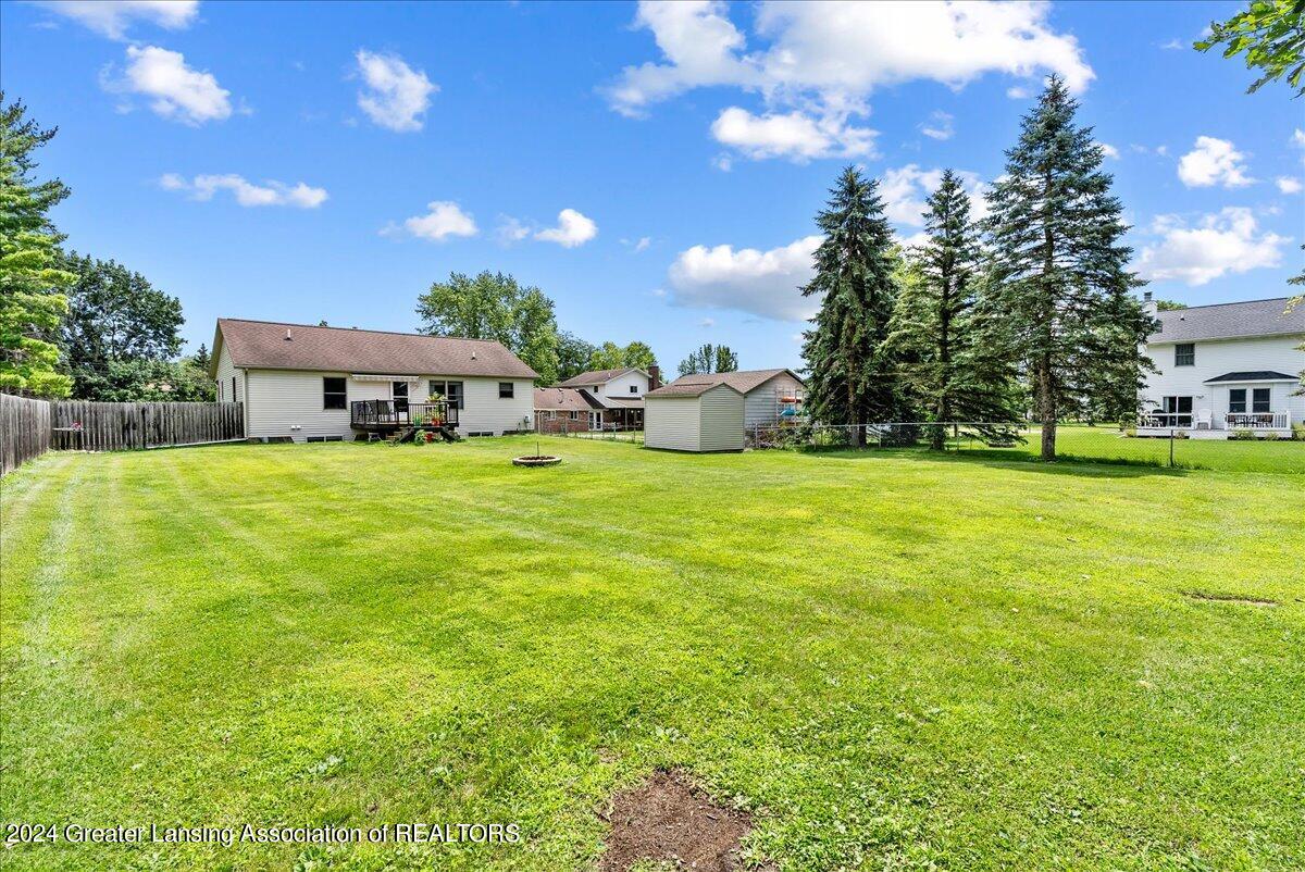 1645 North Aurelius Road Holt, MI 48842 - Photo 25 of 33 Large back yard, Fully fenced!
