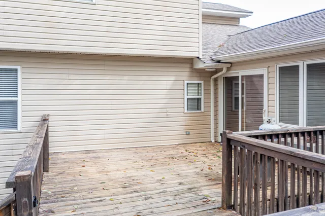 a view of a roof deck