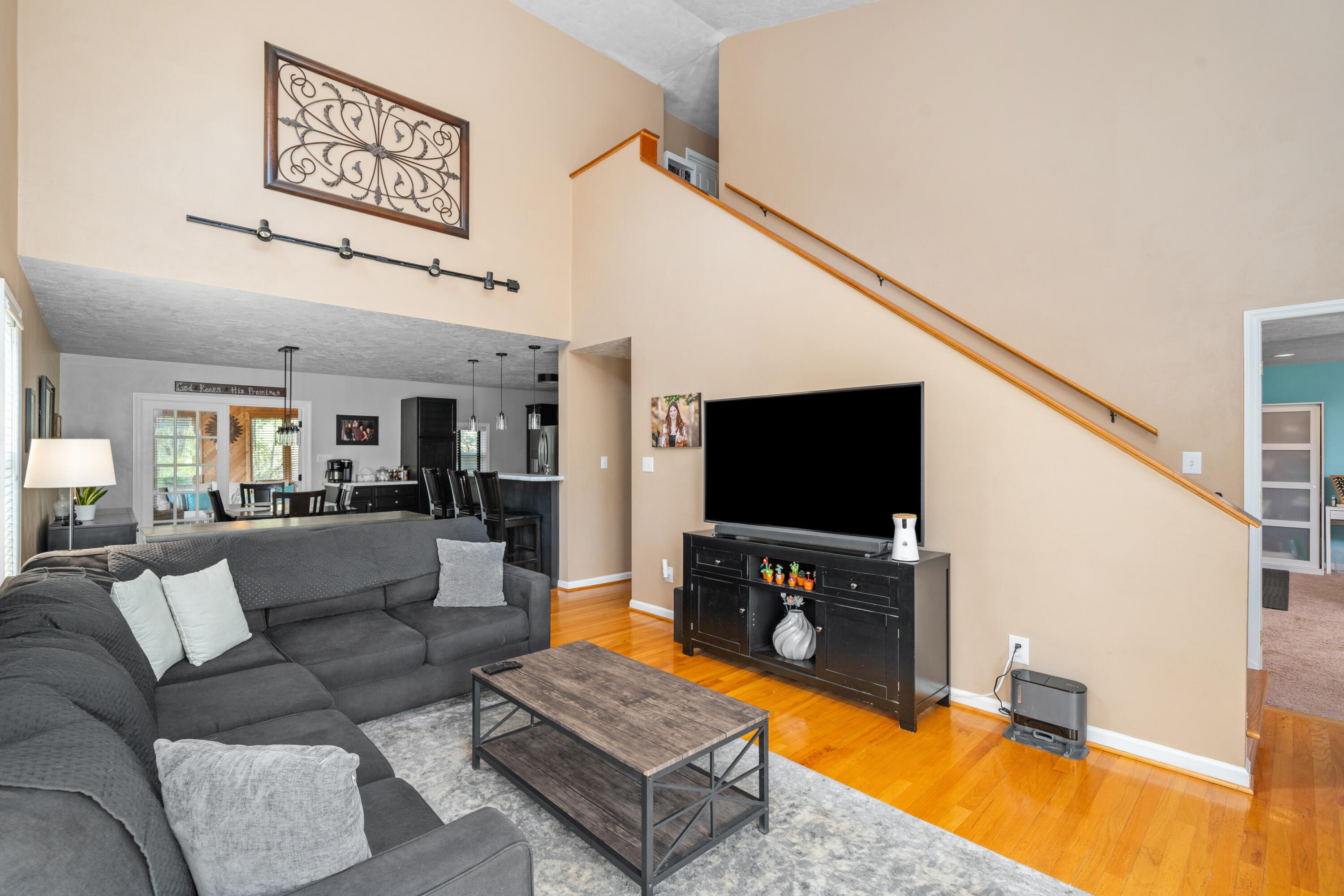 191 Pin Oak Drive Blue Ridge, VA 24064 - Photo 4 of 26 a living room with furniture and a flat screen tv