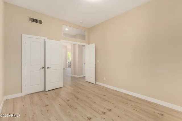 a chair and a table in a room