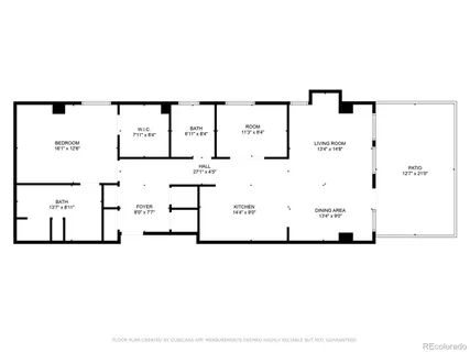 a picture of a floor plan