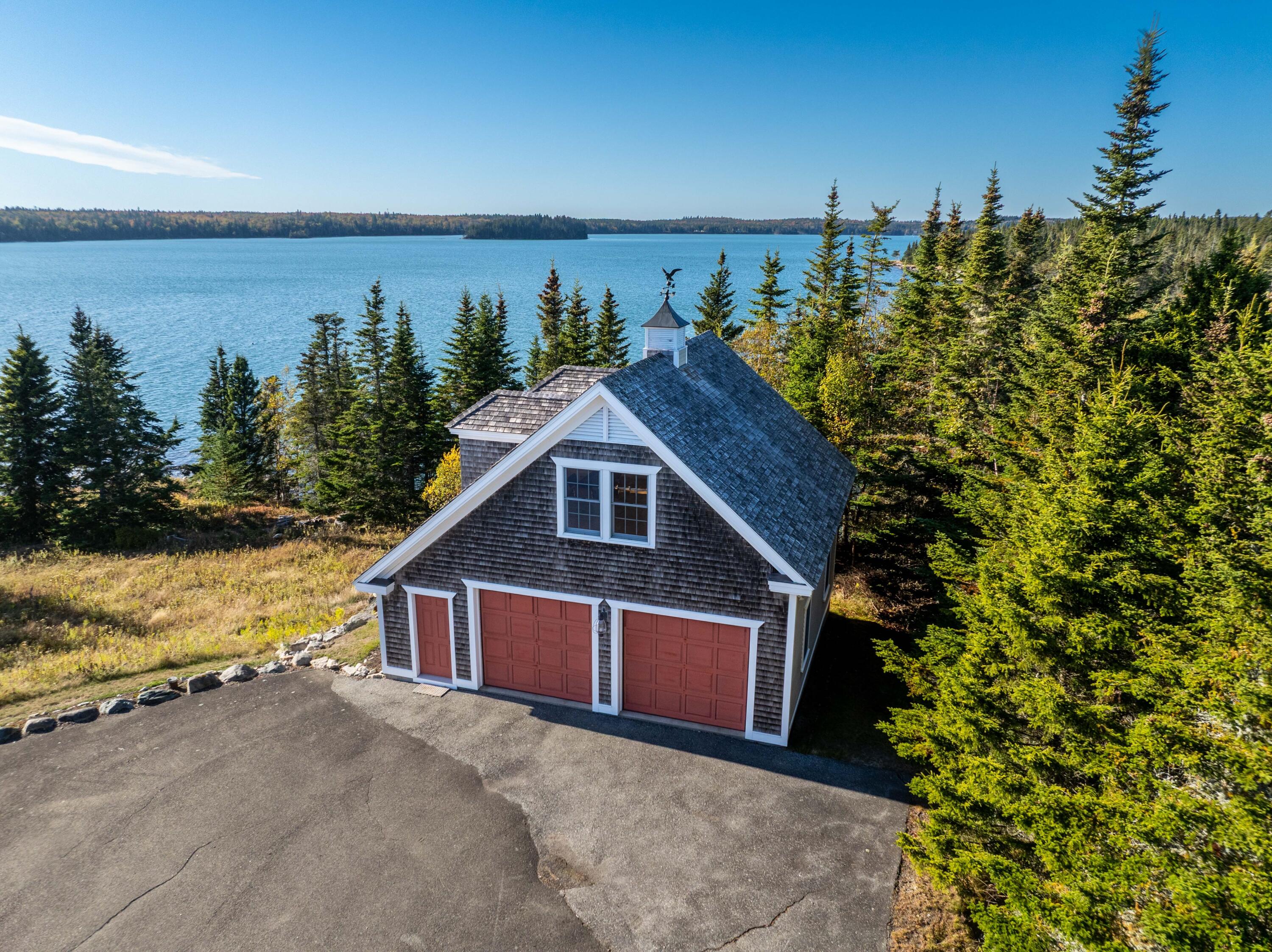 613 Yoho Head Road Machiasport, ME 04655 - Photo 5 of 97 Aerial of Garage & Oceanview