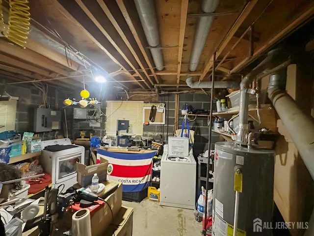 a storage and utility room