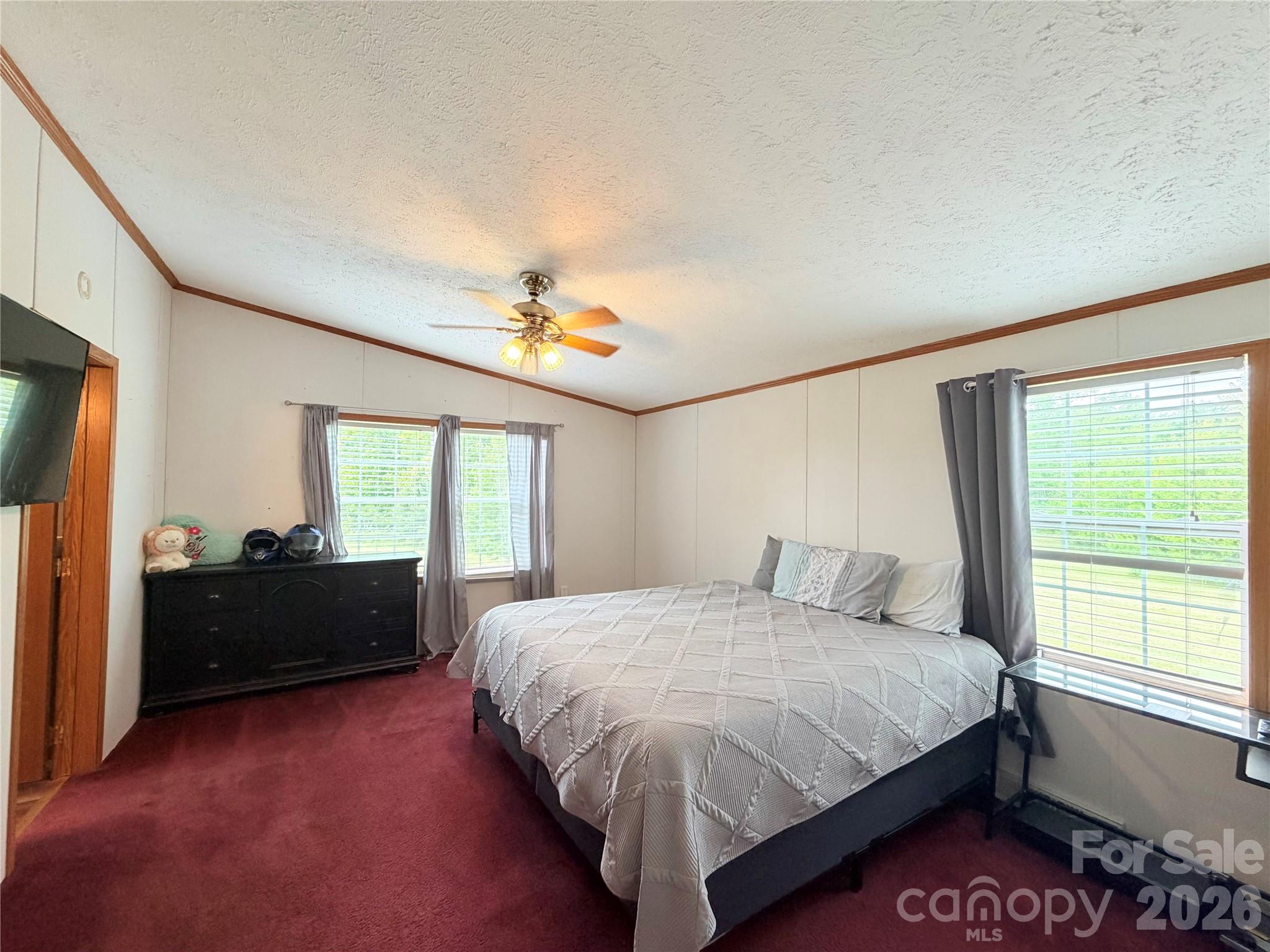 219 John E Randall Road Shelby, NC 28152 - Photo 11 of 21 a bedroom with a bed and a couch
