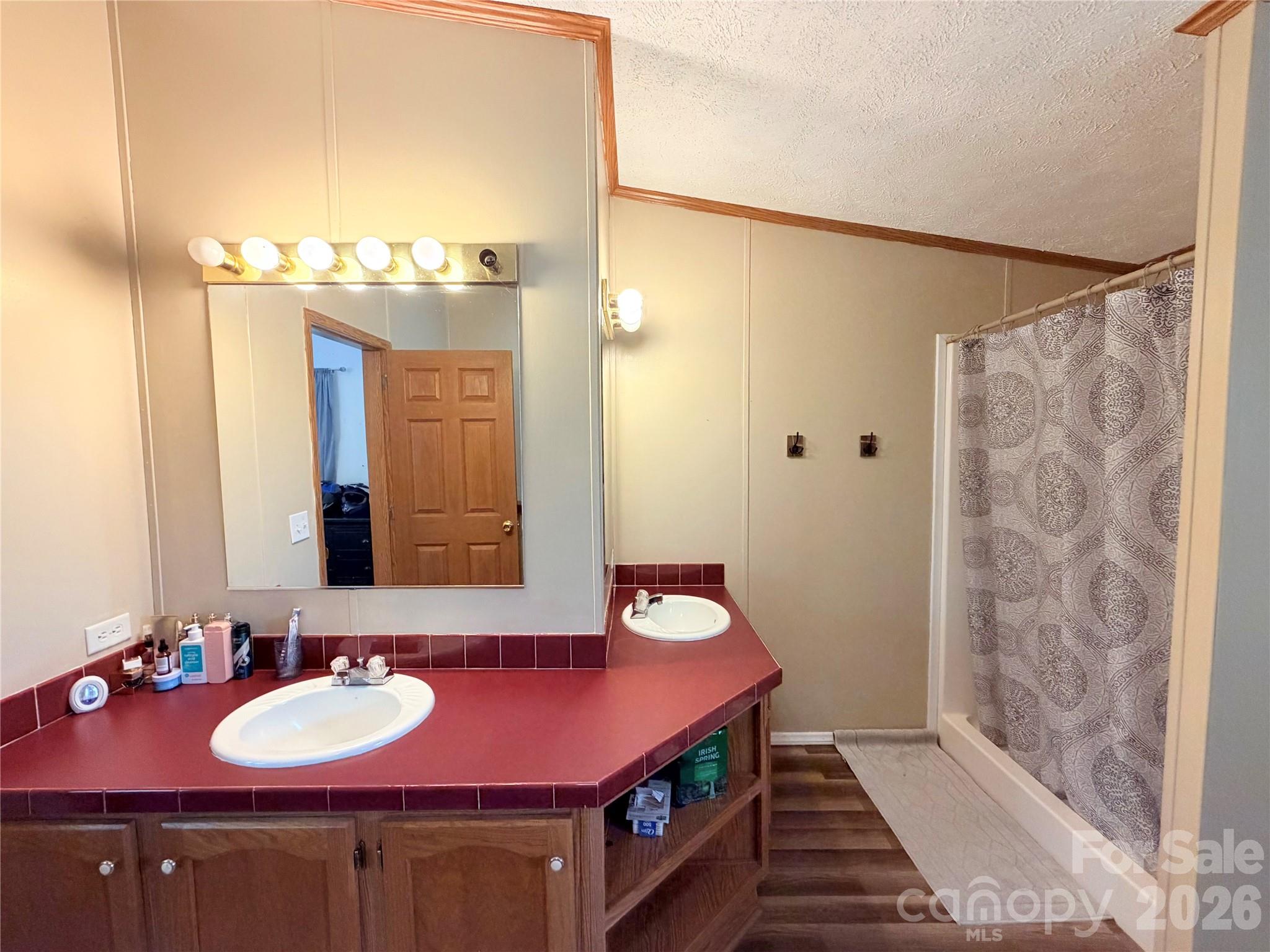 219 John E Randall Road Shelby, NC 28152 - Photo 13 of 21 a bathroom with a sink and a mirror