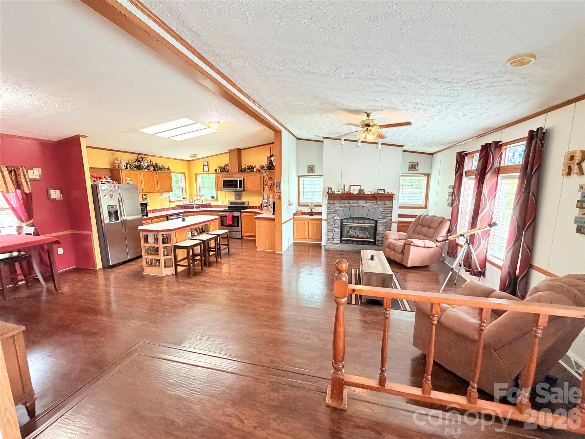 219 John E Randall Road Shelby, NC 28152 - Photo 8 of 21 a living room with furniture and wooden floor