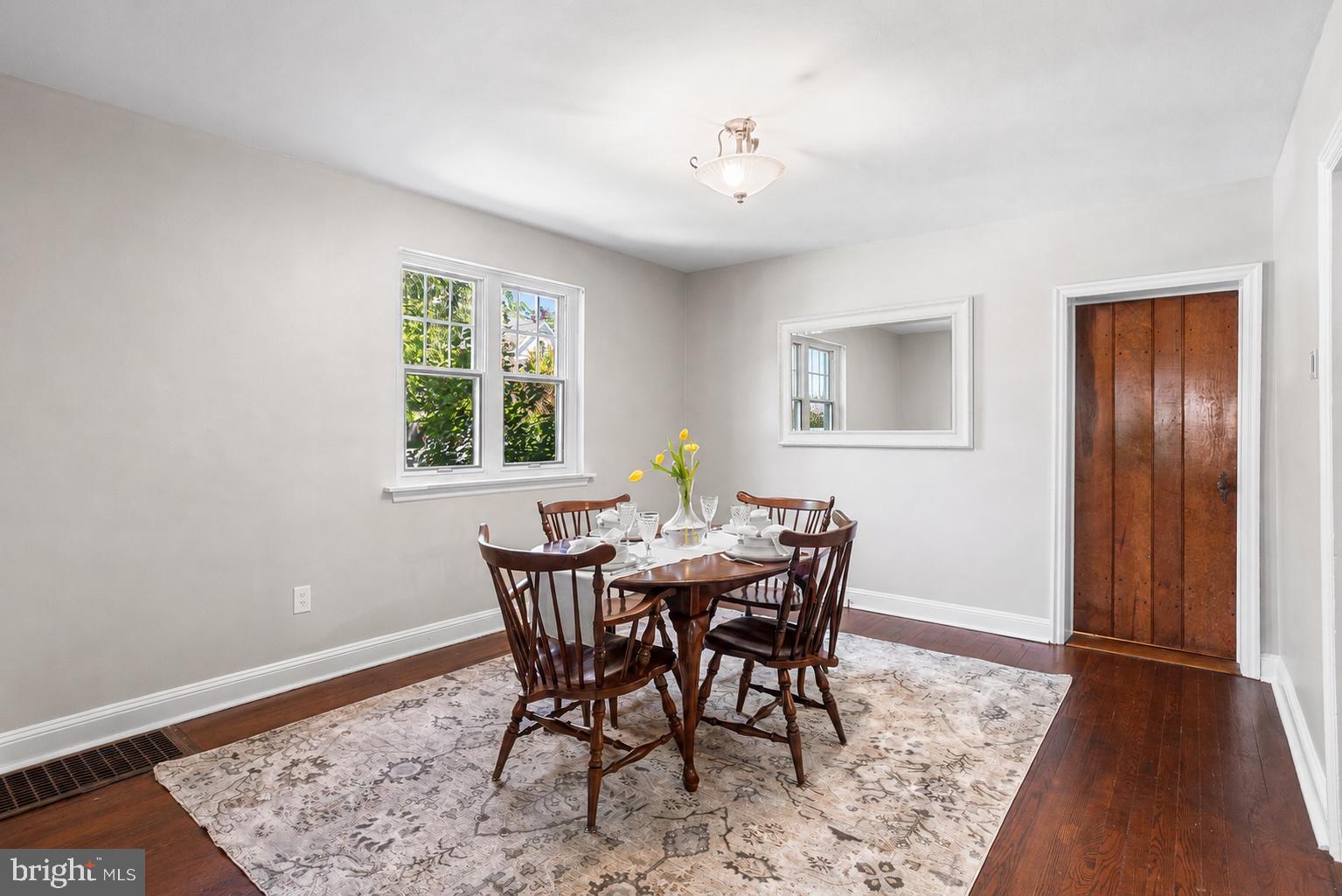 217 East Thomson Avenue Springfield, PA 19064 - Photo 10 of 32 a view of a dining room with furniture and window