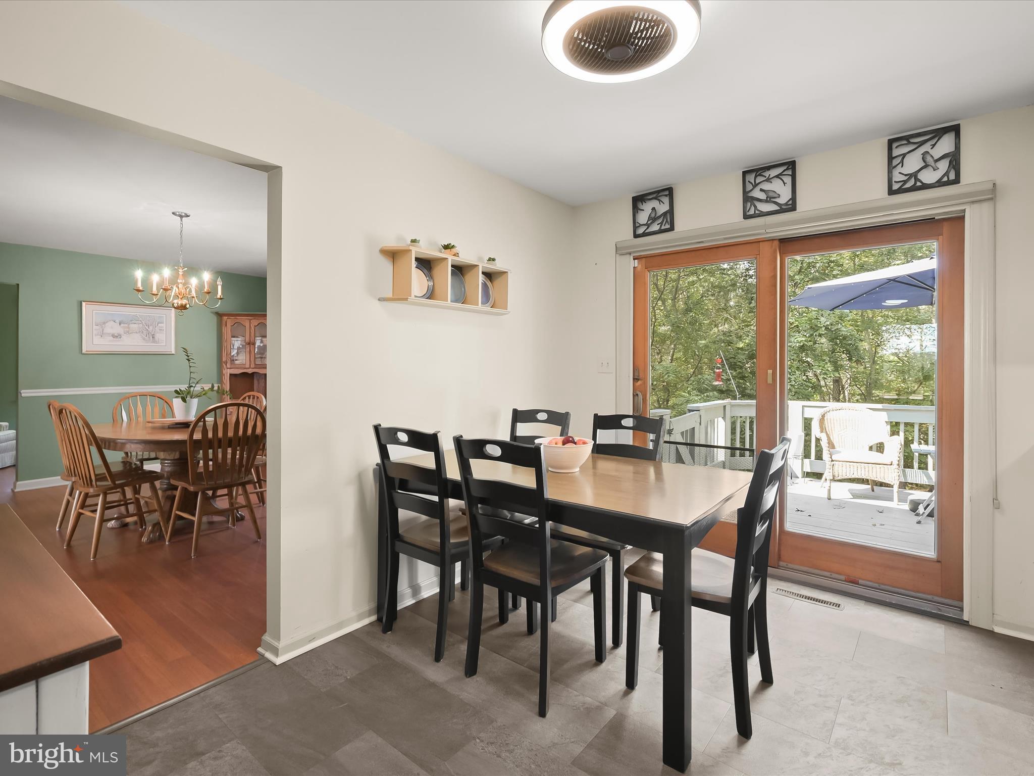 4950 Fleming Road Mount Airy, MD 21771 - Photo 21 of 64 a view of a dining room and livingroom with furniture wooden floor and a rug