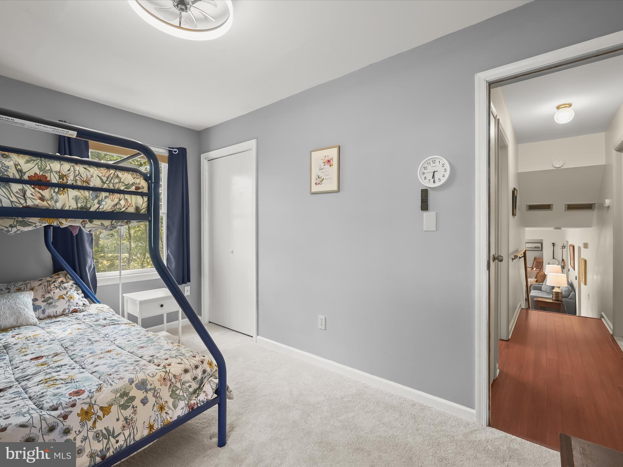 4950 Fleming Road Mount Airy, MD 21771 - Photo 31 of 64 a bedroom with a bed a mirror and windows