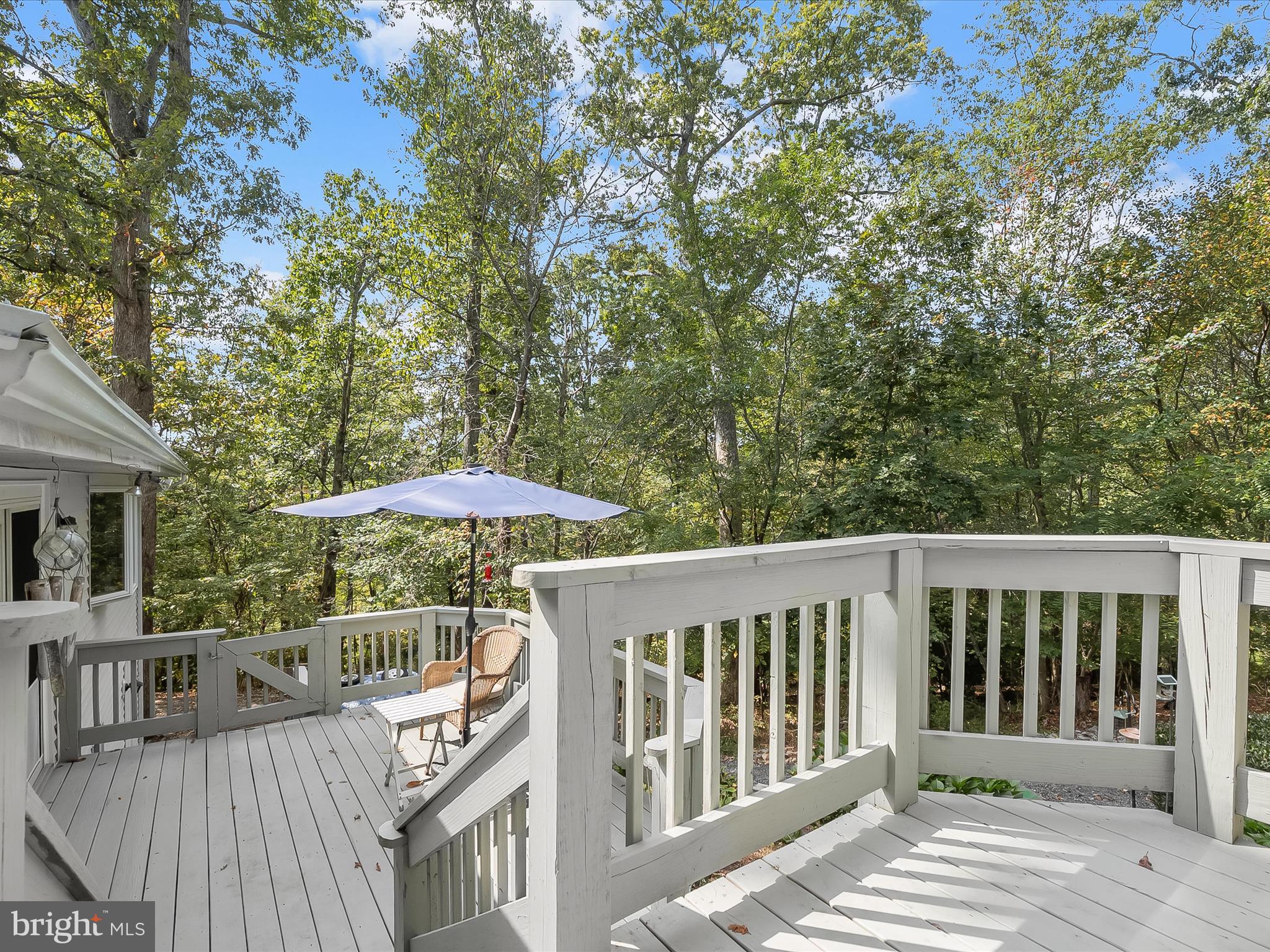 4950 Fleming Road Mount Airy, MD 21771 - Photo 45 of 64 a view of a wooden deck and backyard with wooden fence