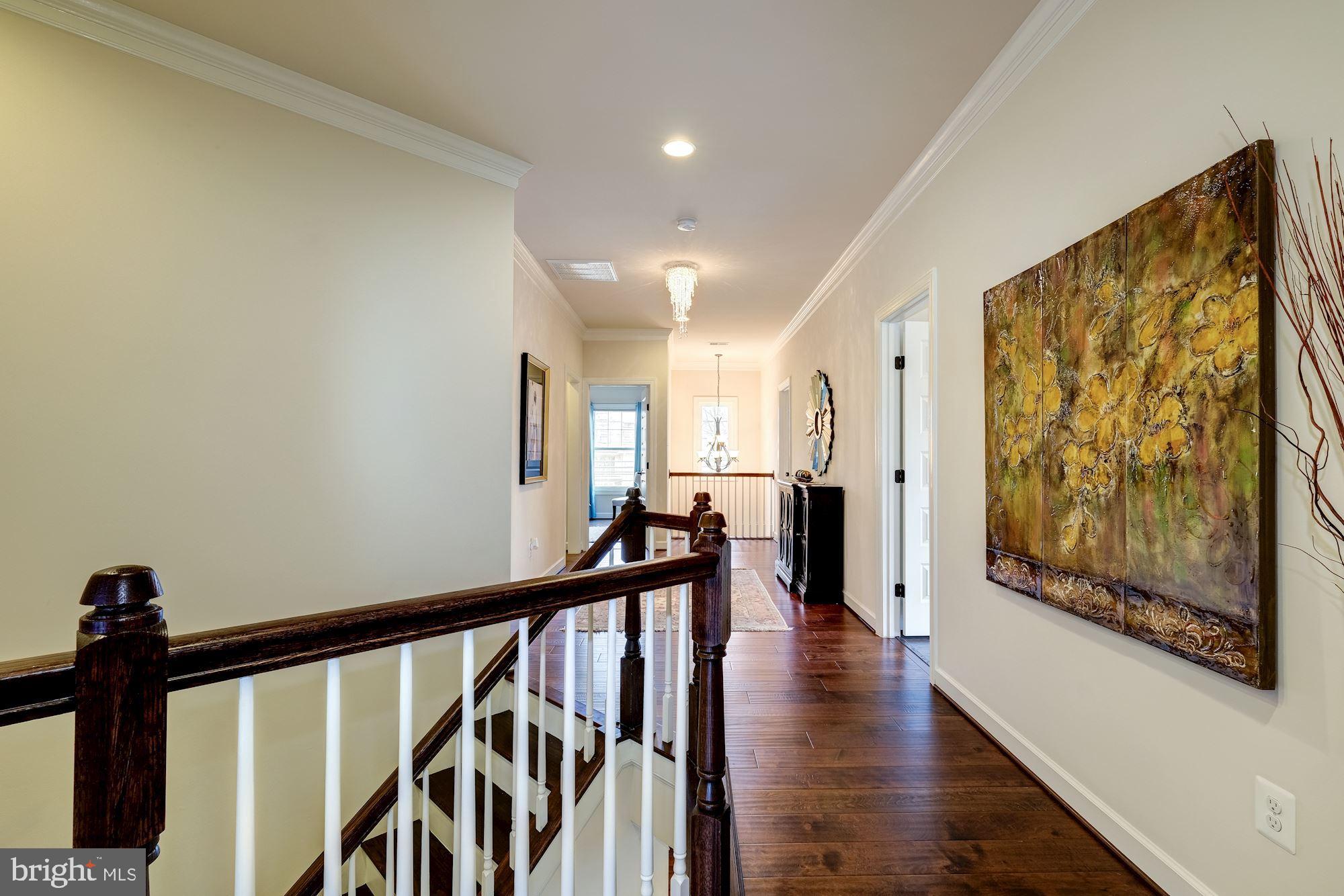 2310 North Glebe Road Arlington, VA 22207 - Photo 12 of 39 Upper Level Landing with hardwood floor