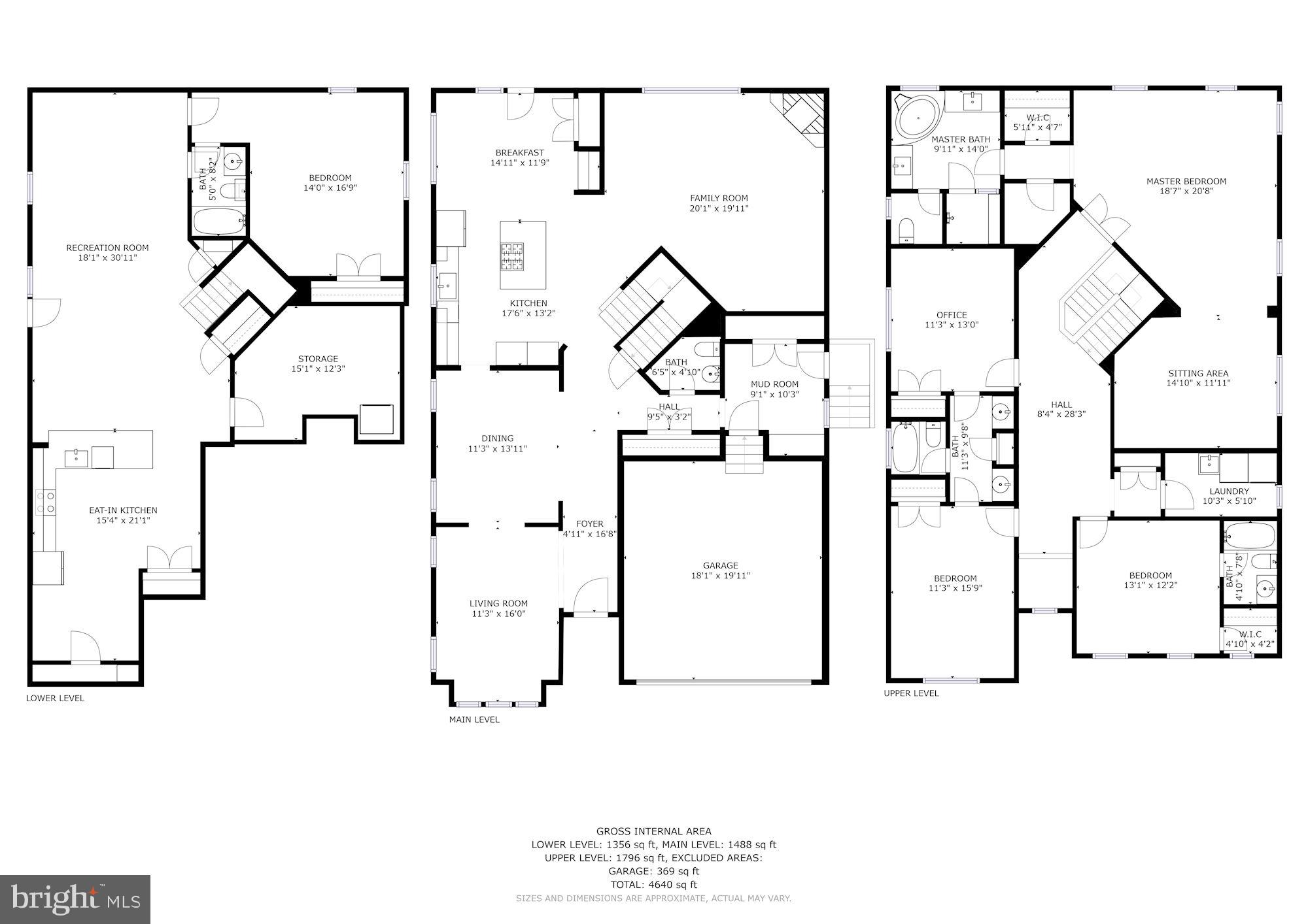2310 North Glebe Road Arlington, VA 22207 - Photo 39 of 39 Condensed Floor Plans