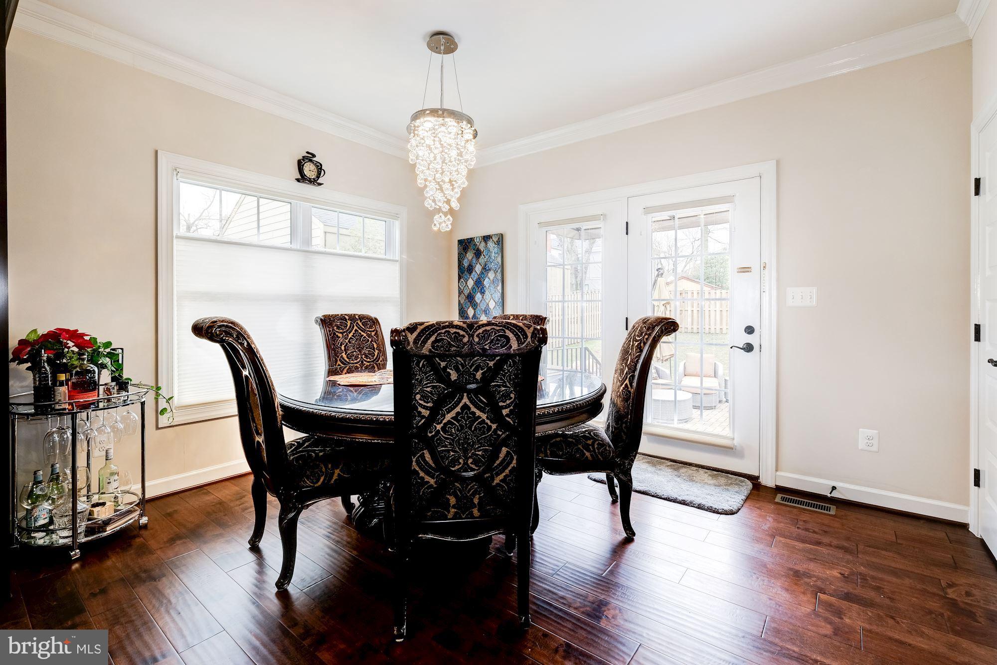 2310 North Glebe Road Arlington, VA 22207 - Photo 8 of 39 Breakfast Area, French Doors to Patio