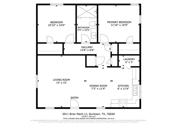 $1,300 | 5011 Briar Patch Lane, Burleson, TX 76028
