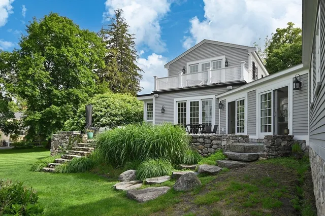 a view of hallway with stairs