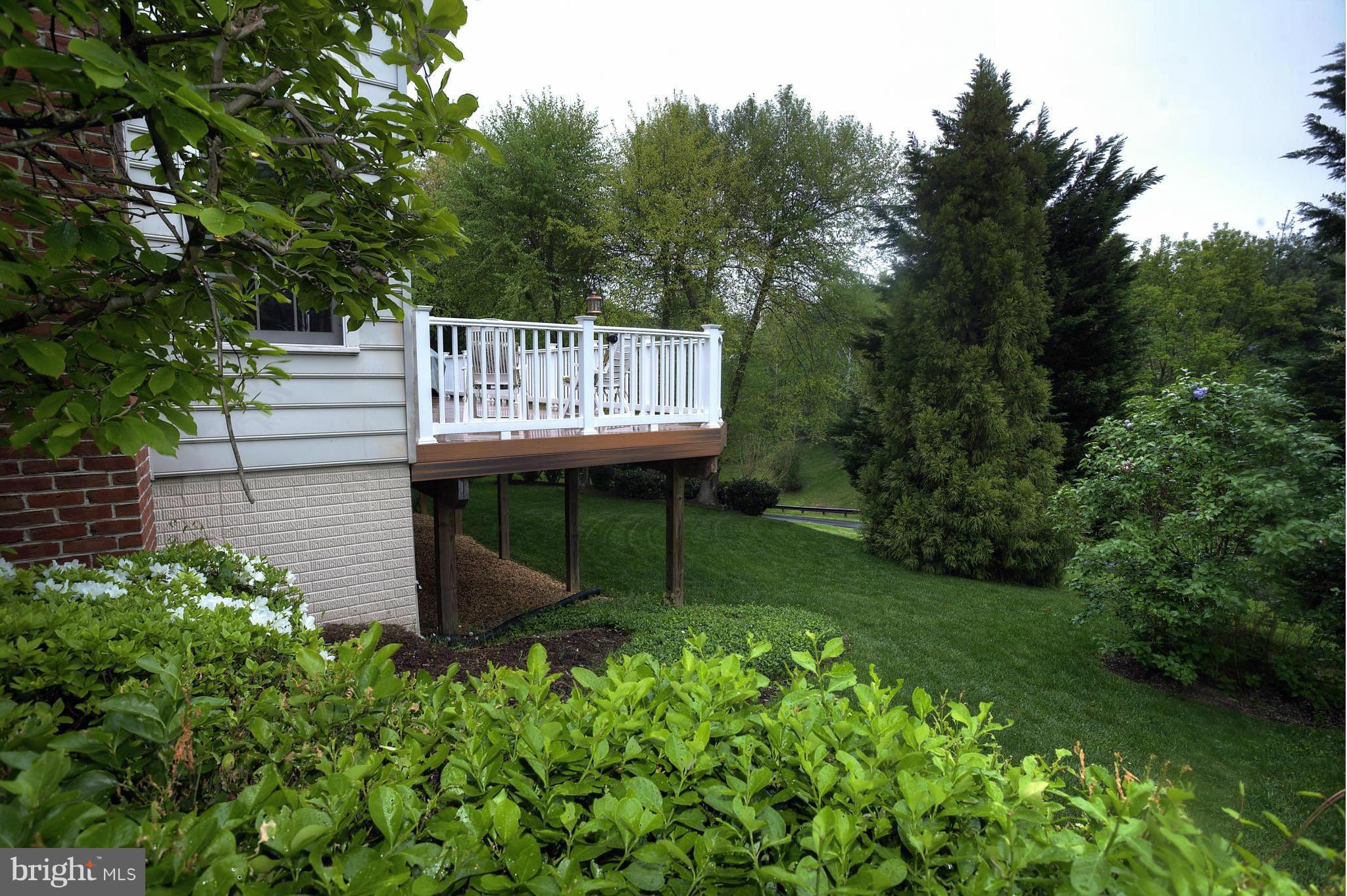 8154 Ridge Creek Way Springfield, VA 22153 - Photo 29 of 30 View from deck to trees,common area & parkland