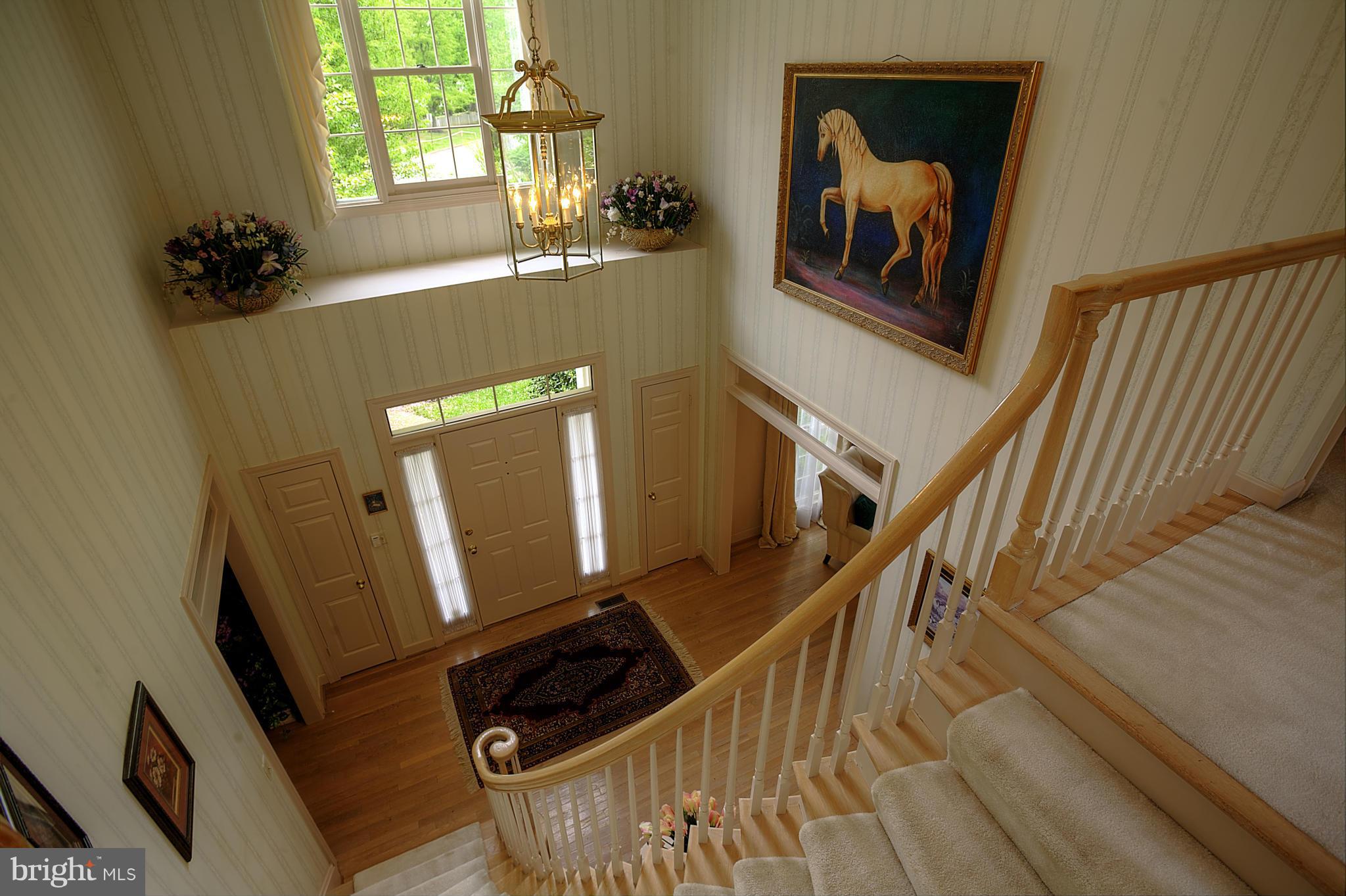 8154 Ridge Creek Way Springfield, VA 22153 - Photo 4 of 30 View from upper level to grand foyer