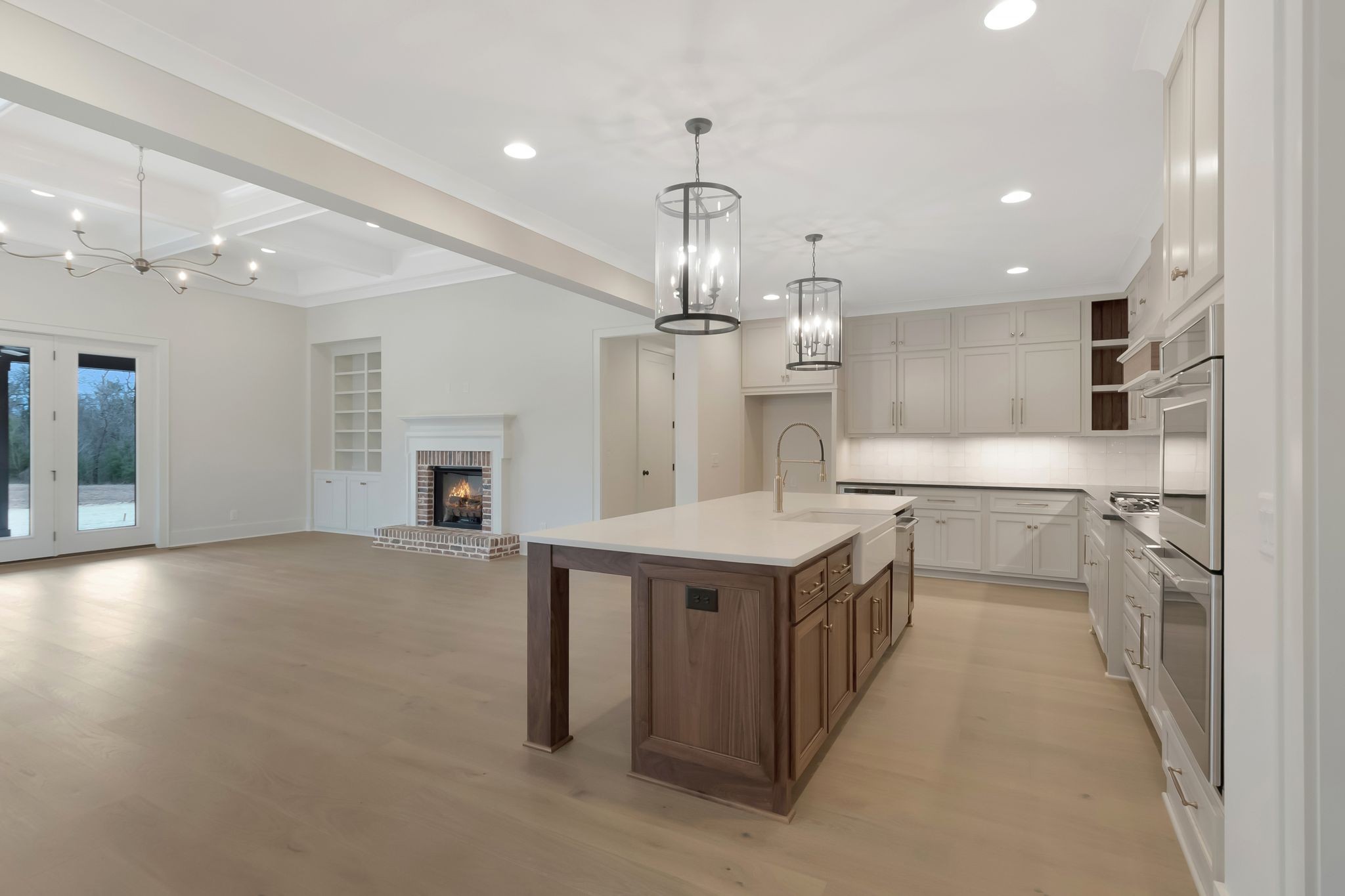 1072 Poplar Hill Road Lebanon, TN 37090 - Photo 7 of 49 a kitchen with kitchen island a sink stainless steel appliances and cabinets