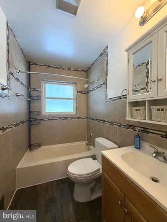a bathroom with a sink a toilet and a bathtub