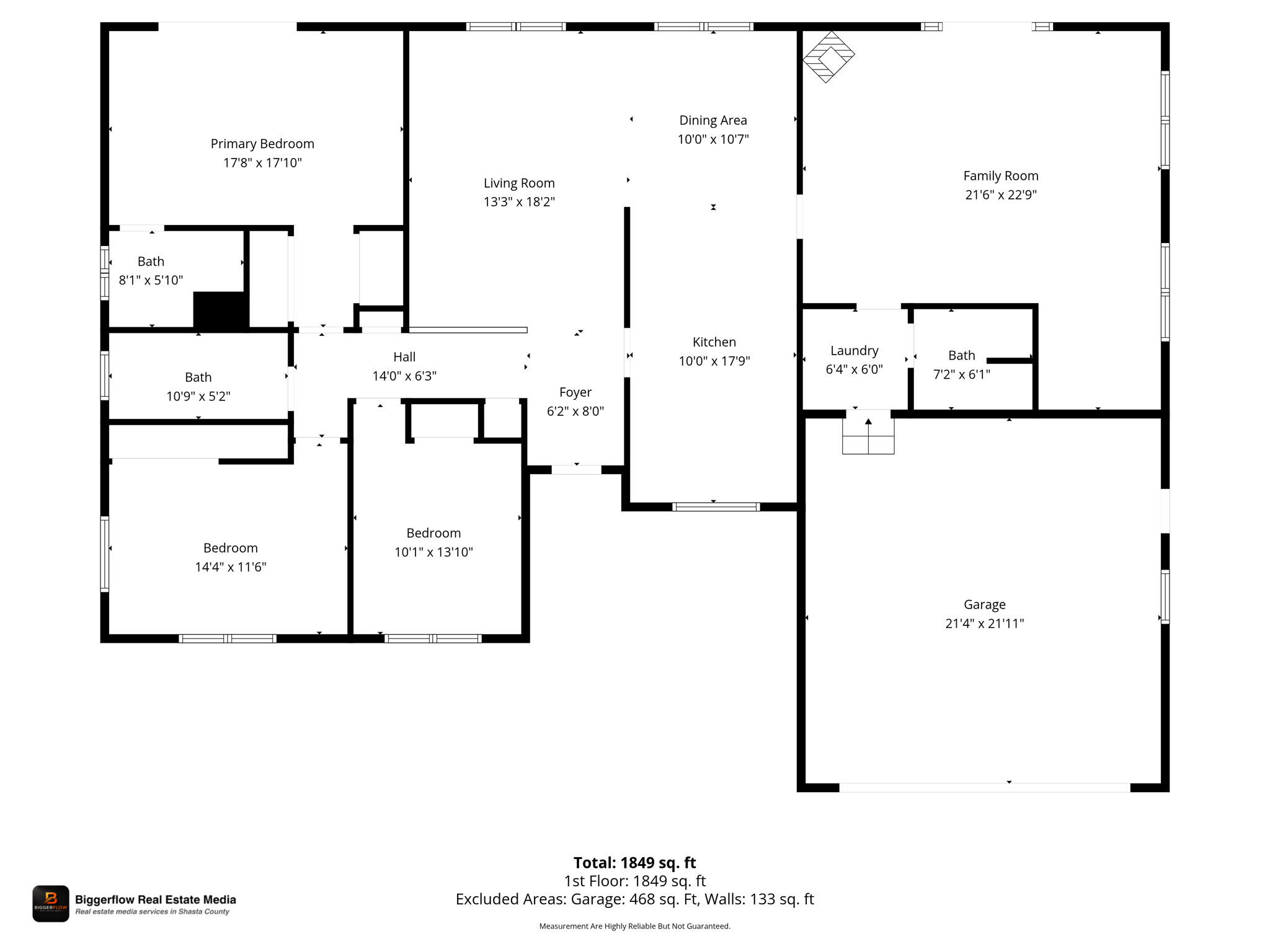 10390 October Lane Redding, CA 96003 - Photo 94 of 94 Floor Plan