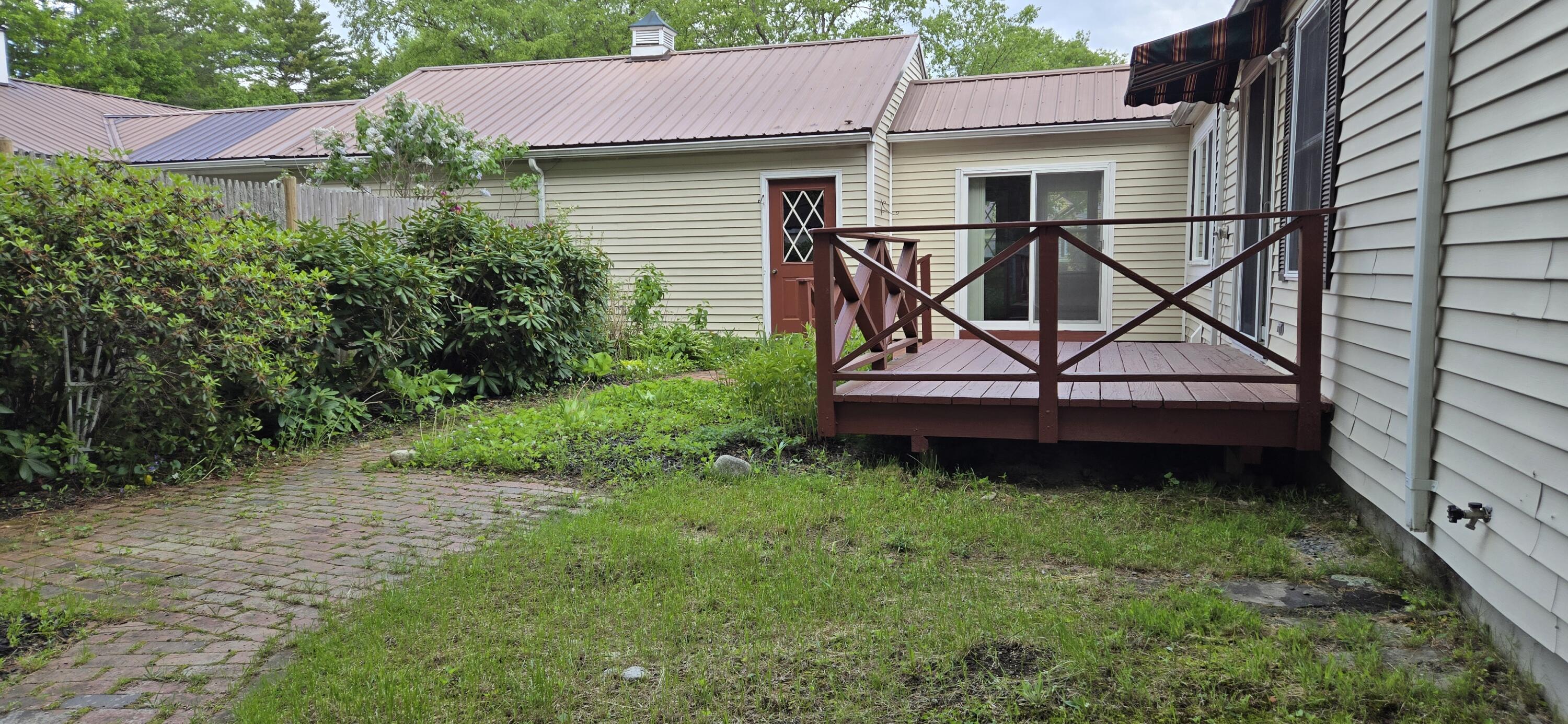 5 Walnut Drive, Unit C2 Windham, ME 04062 - Photo 25 of 33 Deck Side view